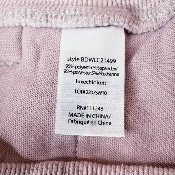 NWT BAREFOOT DREAMS Luxechic Jogger Faded Rose Women's Size Large - Picture 8 of 11